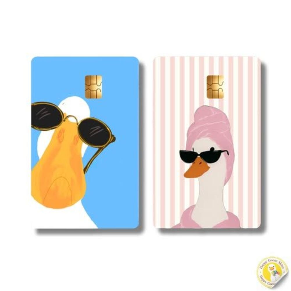 Slay Duck Credit Card Skins Vinyl Sticker  Small Chips